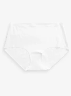 Black/White/Praline Nude Midi No VPL Comfort Knickers 3 Pack