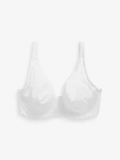 Black/White/Praline Nude Non Pad Full Cup DD+ Microfibre Smoothing Ultimate Comfort T-Shirt Bras 3 Pack