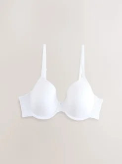 Black/White/Praline Nude Pad Full Cup A-E Ultimate Comfort Smoothing T-Shirt Bras 3 Pack