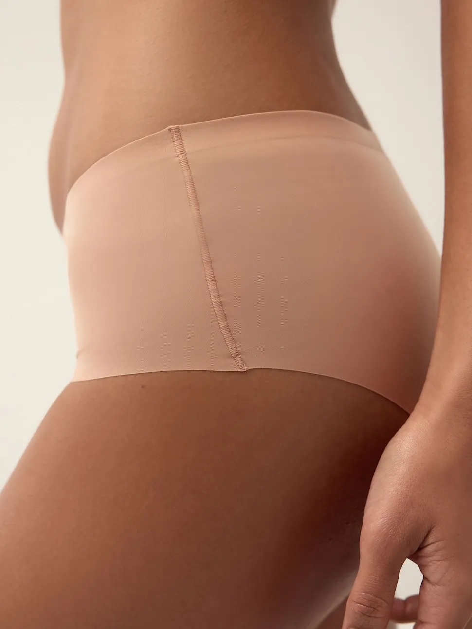 Black/White/Praline Nude Short No VPL Comfort Knickers 3 Pack