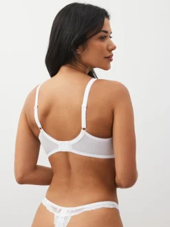 Black/White/Praline Nude Total Support Full Cup Lace Ultimate Comfort Bras 3 Pack