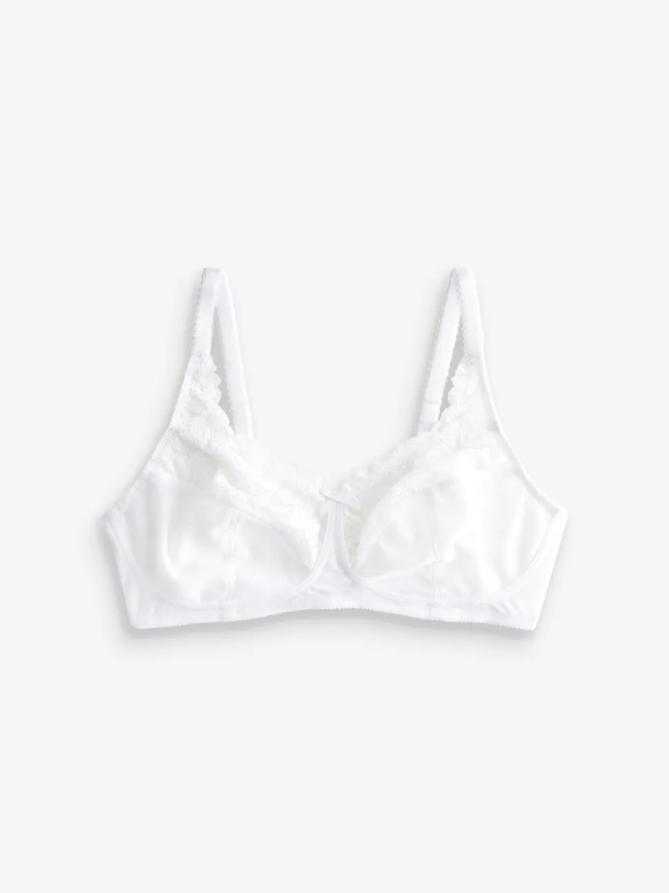 Black/White/Praline Nude Total Support Full Cup Lace Ultimate Comfort Bras 3 Pack