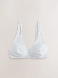 Black/White/White/Praline Nude Non Pad Non Wire Cotton Bras 4 Pack
