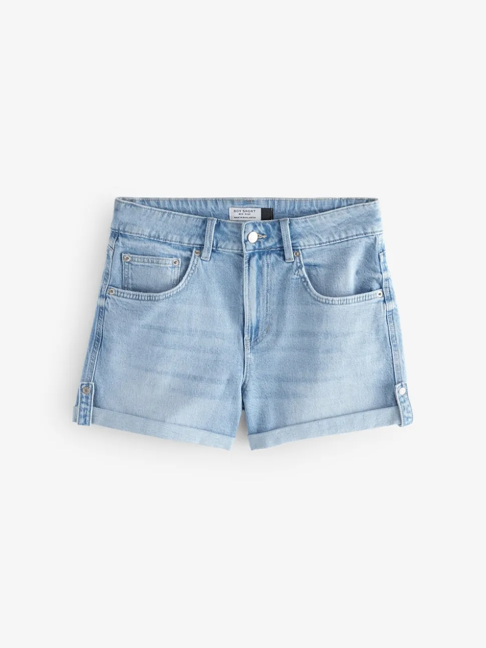 Bleach Denim Boy Shorts