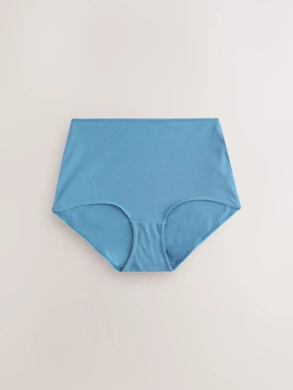 Blue Bows Full Brief Cotton Rich Knickers 7 Pack