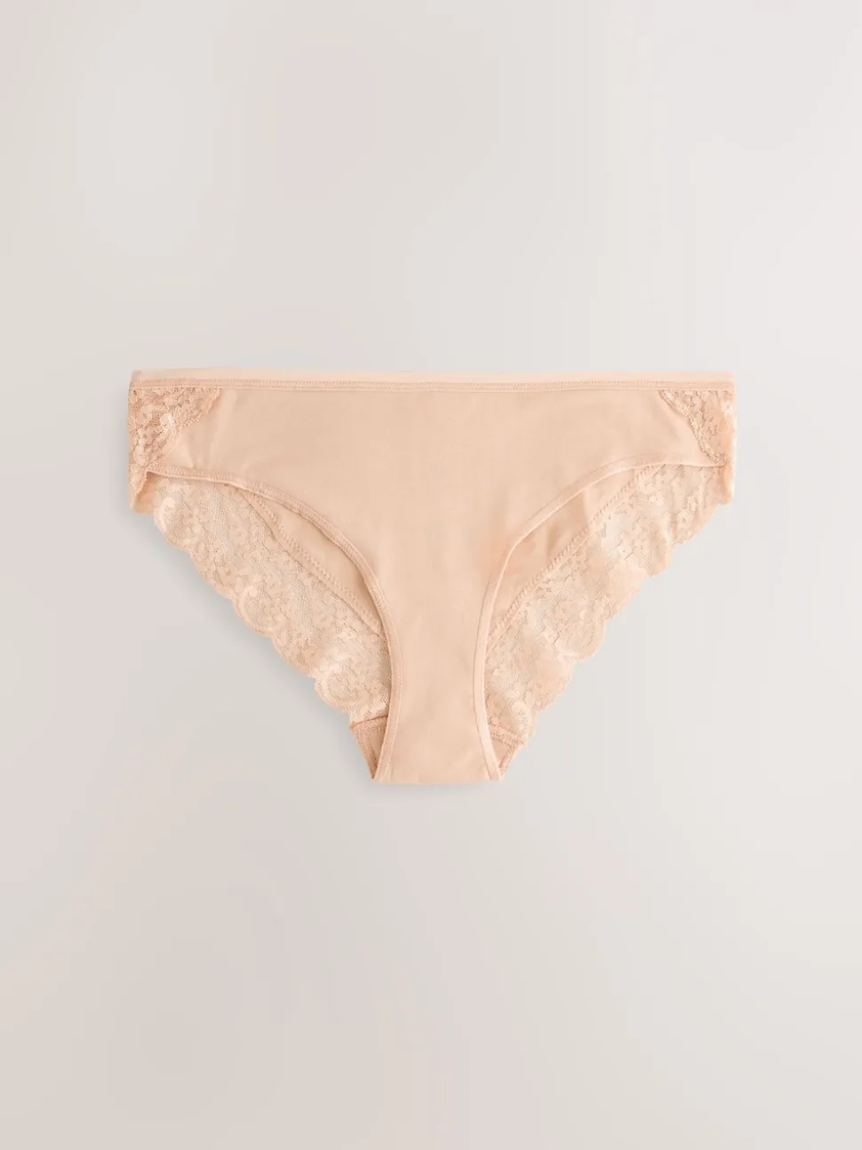 Blue Ditsy Floral Bikini Cotton Lace Knickers 4 Pack