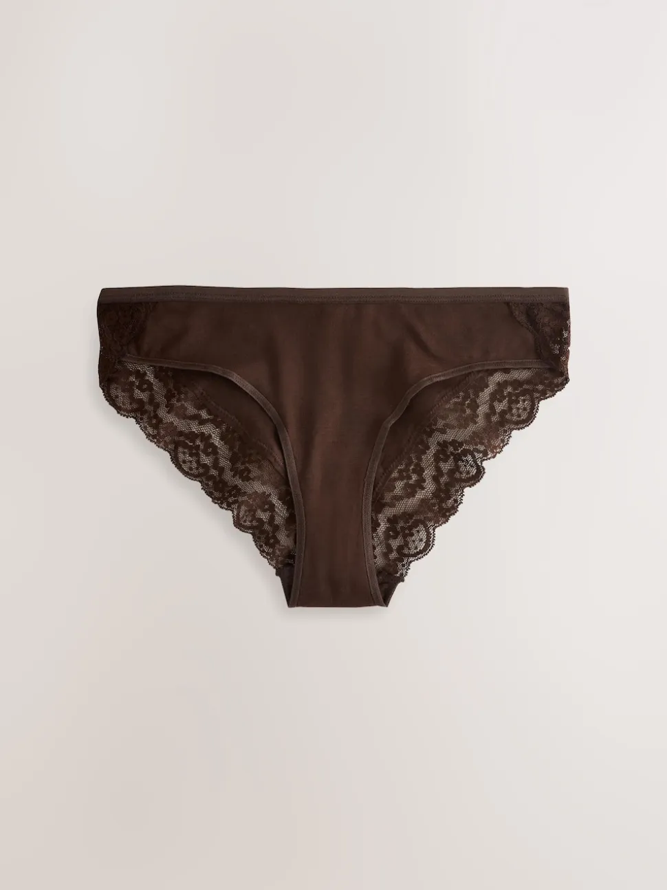Blue Ditsy Floral Bikini Cotton Lace Knickers 4 Pack