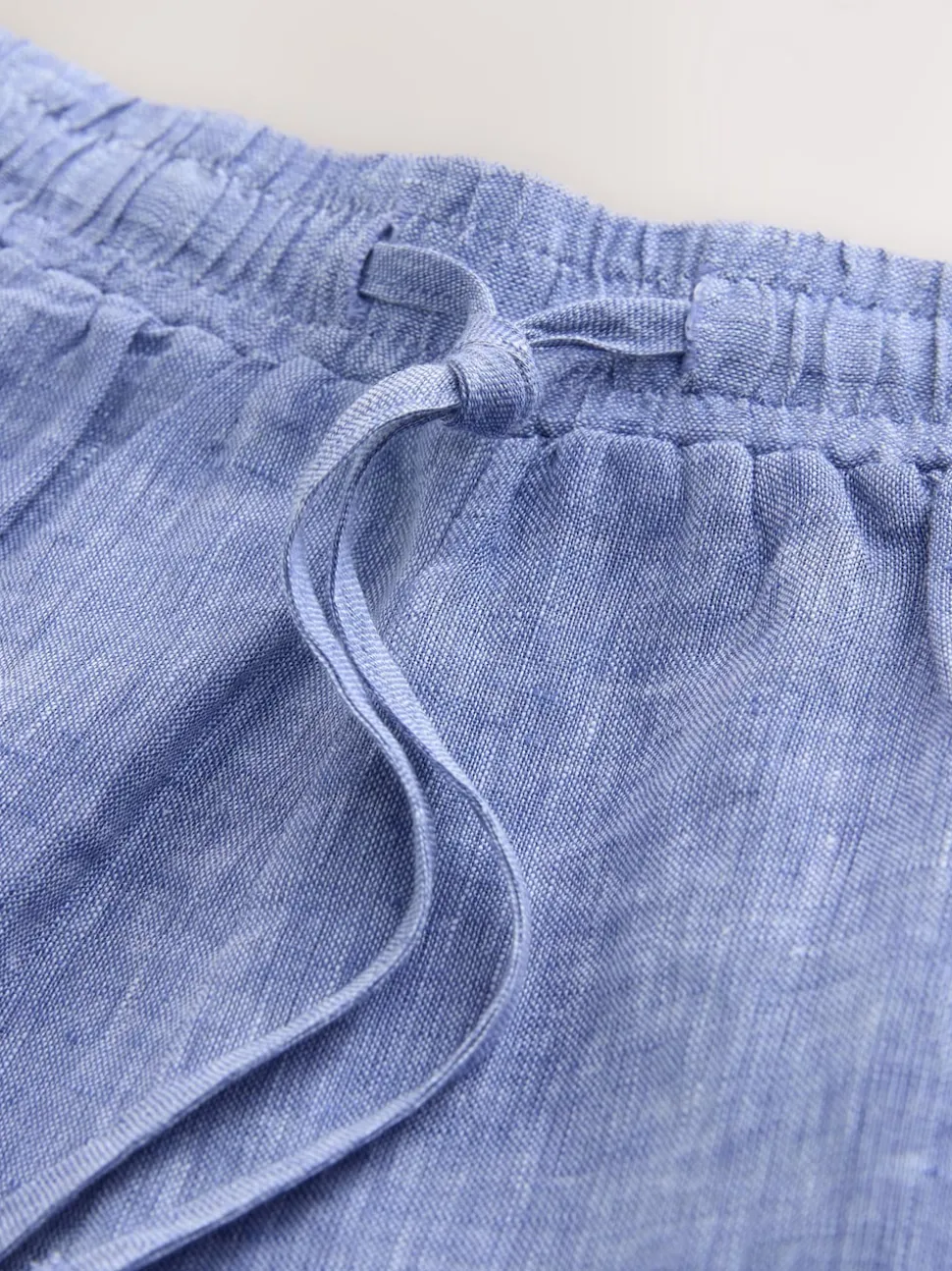 Blue N. Premium 100% Linen Shorts
