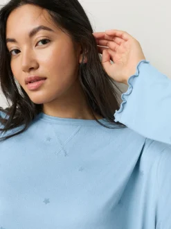 Blue Star Heart Soft Long Sleeve Pyjamas