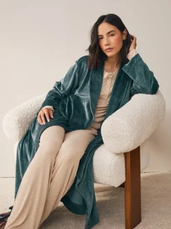 Blue Studio Cosy Ribbed Dressing Gown
