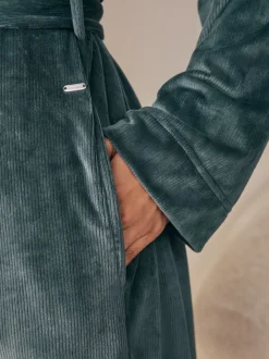 Blue Studio Cosy Ribbed Dressing Gown