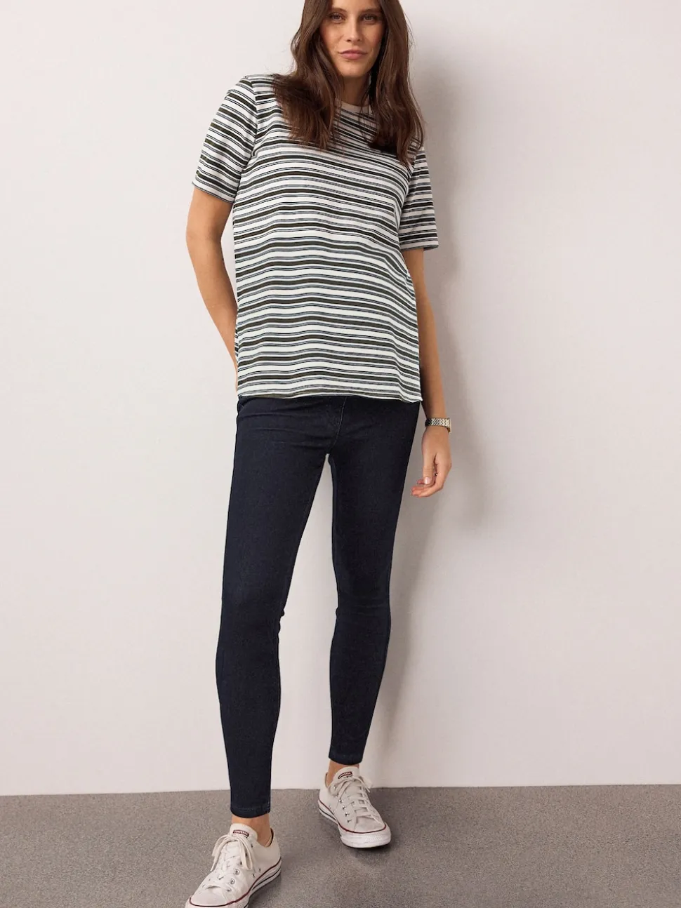Blue/Black Maternity Denim Jeggings 2 Pack