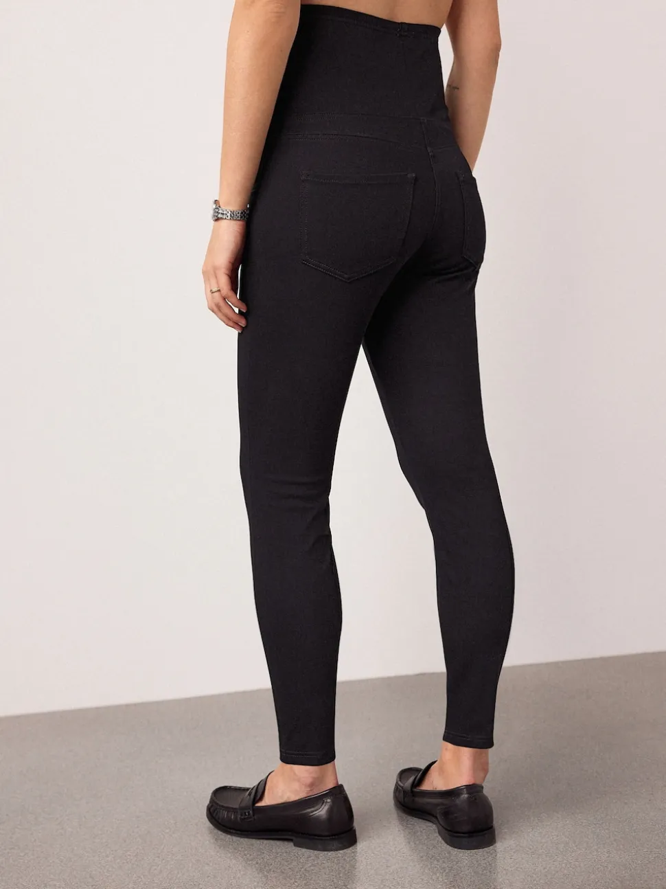 Blue/Black Maternity Denim Jeggings 2 Pack