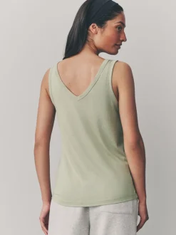 Blue/Mauve/Pastel Green Slouch Vests 5 Pack