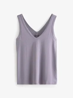 Blue/Mauve/Pastel Green Slouch Vests 5 Pack