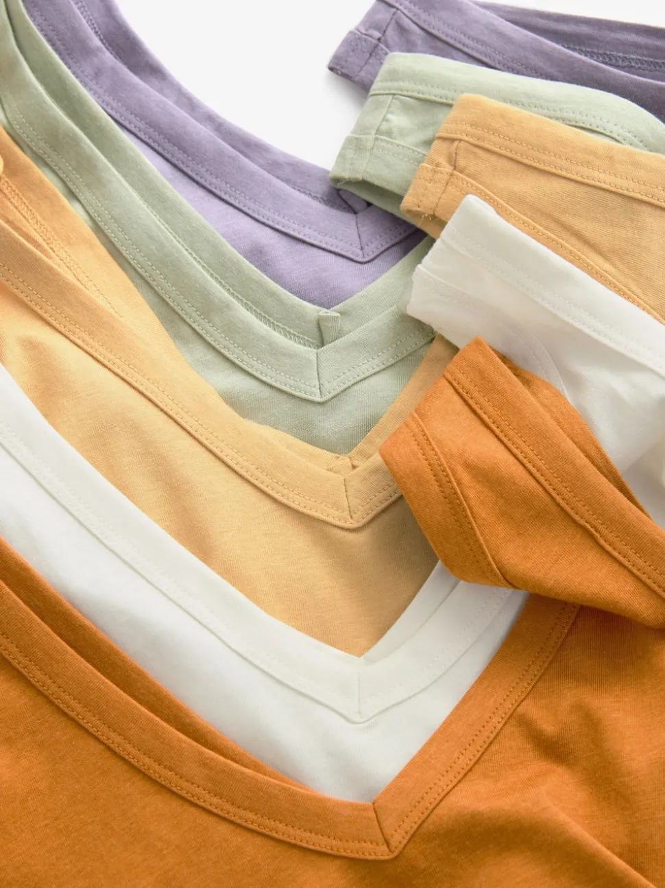 Blue/Mauve/Pastel Green Slouch Vests 5 Pack