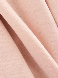 Blush Pink Cape Maxi Dress