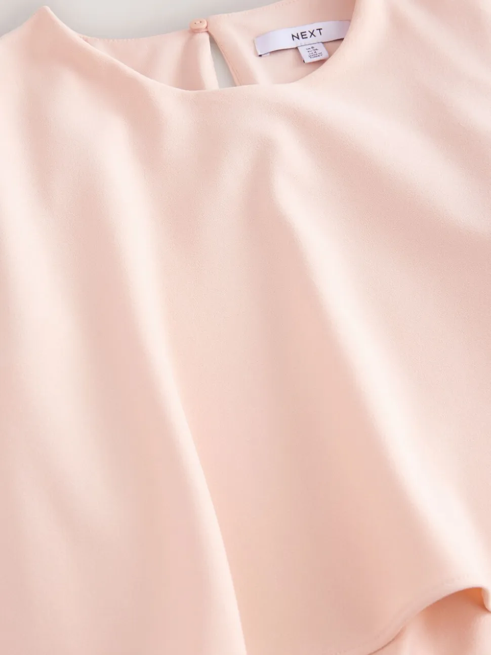 Blush Pink Cape Maxi Dress
