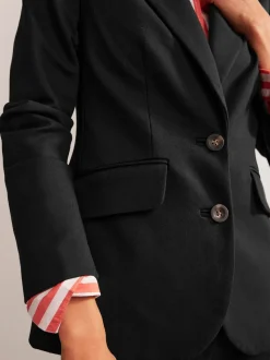 Boden Black Chrome The Marylebone Ponte Blazer