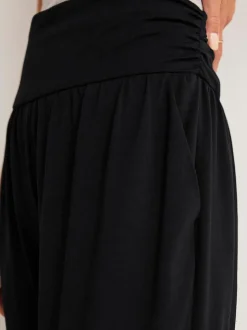 Boden Black Hareem Jersey Joggers