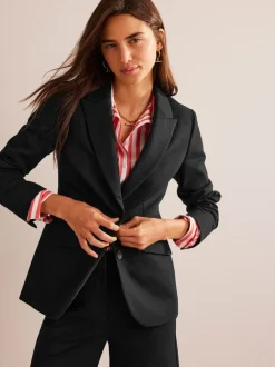 Boden Black The Marylebone Ponte Blazer
