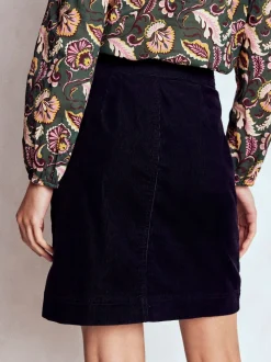Boden Blue Cecelia Cord Skirt