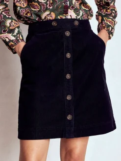 Boden Blue Cecelia Cord Skirt