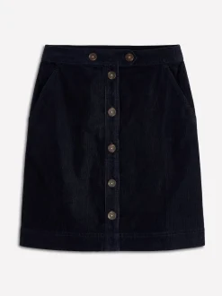 Boden Blue Cecelia Cord Skirt