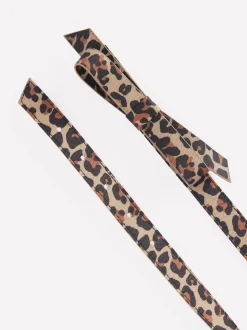Boden Brown Skinny Bow Belt