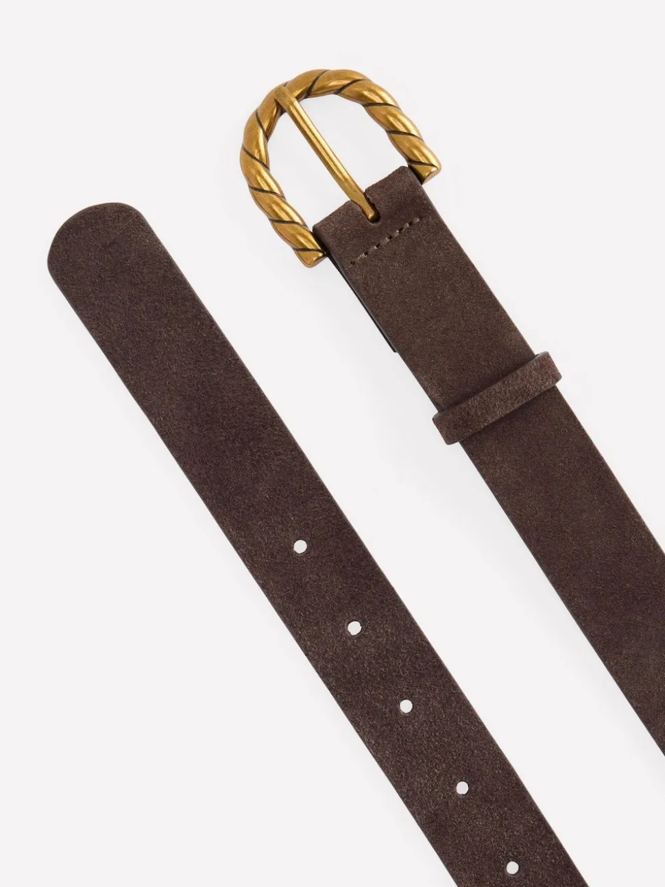 Boden Brown Twist Buckle Belt