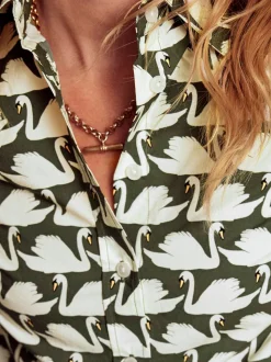 Boden Green Sienna Cotton Shirt