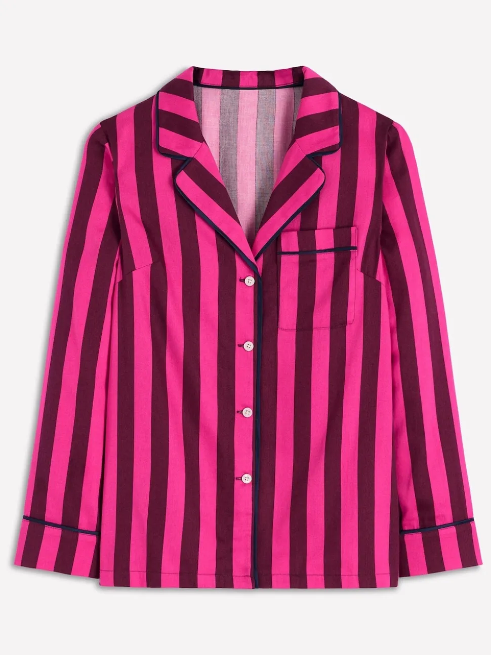Boden Pink Cotton Pyjama Shirt