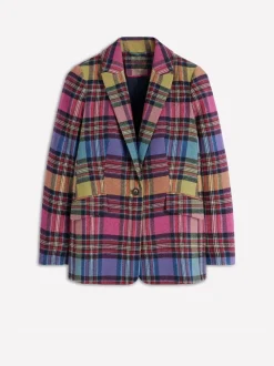 Boden Red Woodbridge Check Blazer