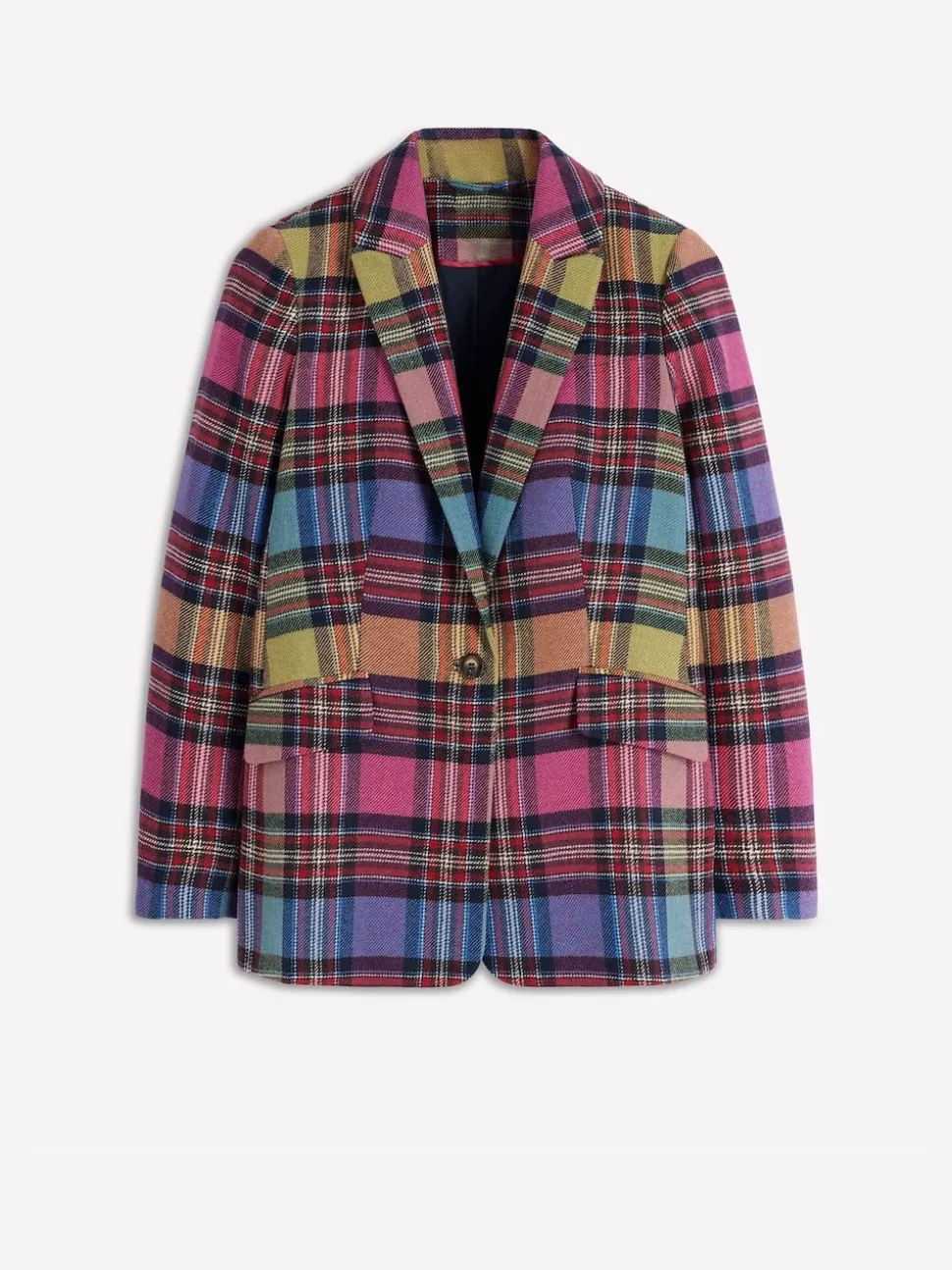 Boden Red Woodbridge Check Blazer