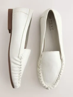 Bone Forever Comfort® Soft Ruched Loafers