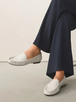 Bone Forever Comfort® Soft Ruched Loafers