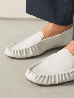 Bone Forever Comfort® Soft Ruched Loafers