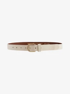 Bone Regular Leather Belt