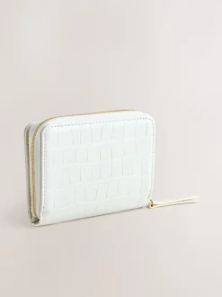 Bone Zip Around Purse