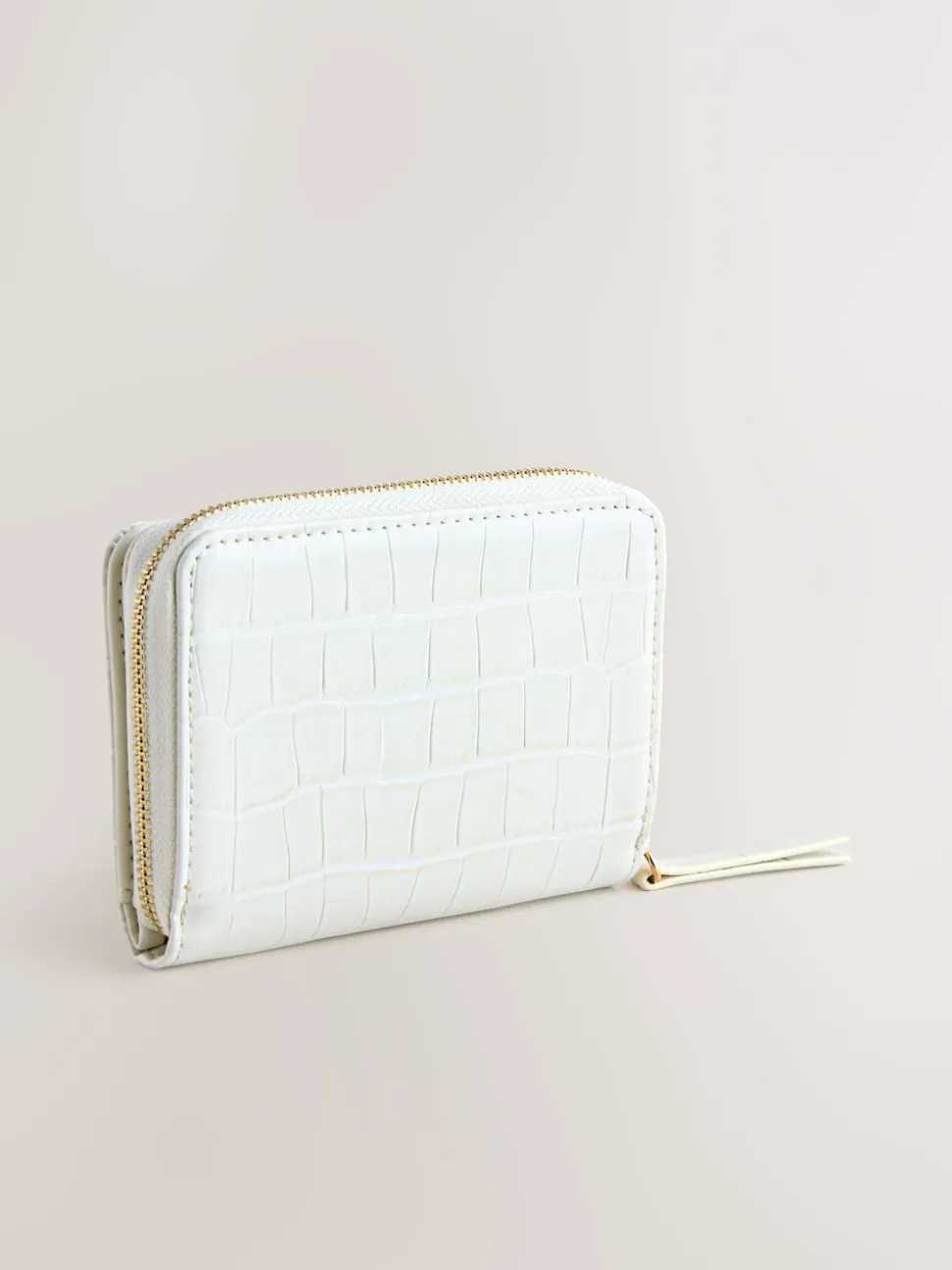 Bone Zip Around Purse
