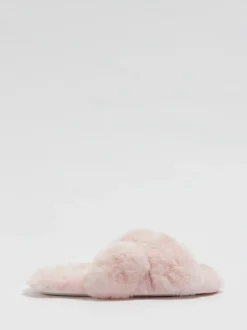 Boux Avenue Pink Cross Band Slippers