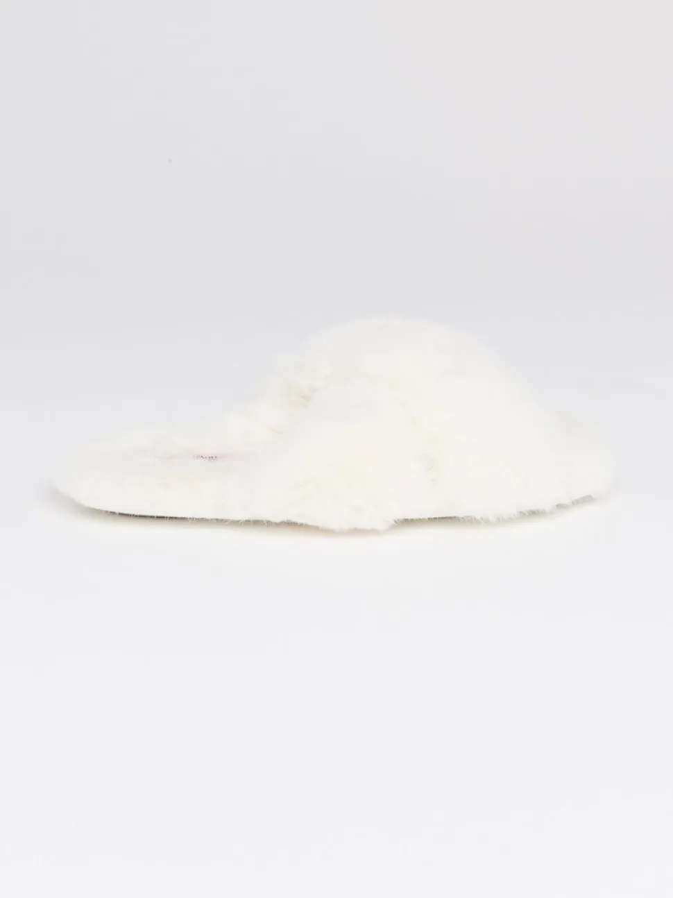 Boux Avenue White Cross Band Slippers