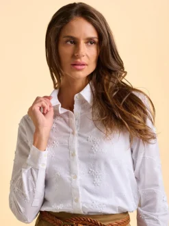 Brakeburn Cream Flora Blouse