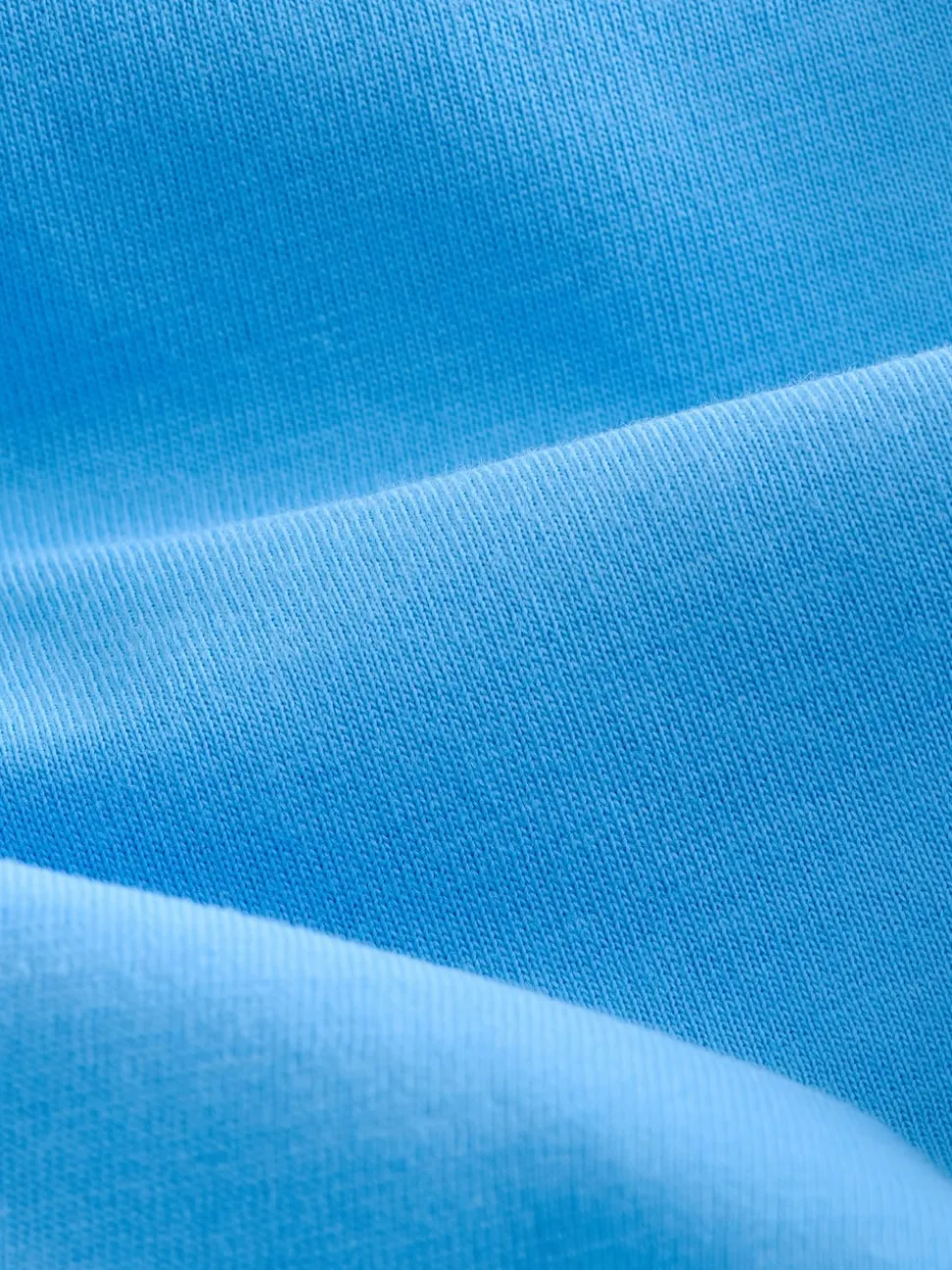 Bright Blue Long Sleeve Crew Neck T-Shirt