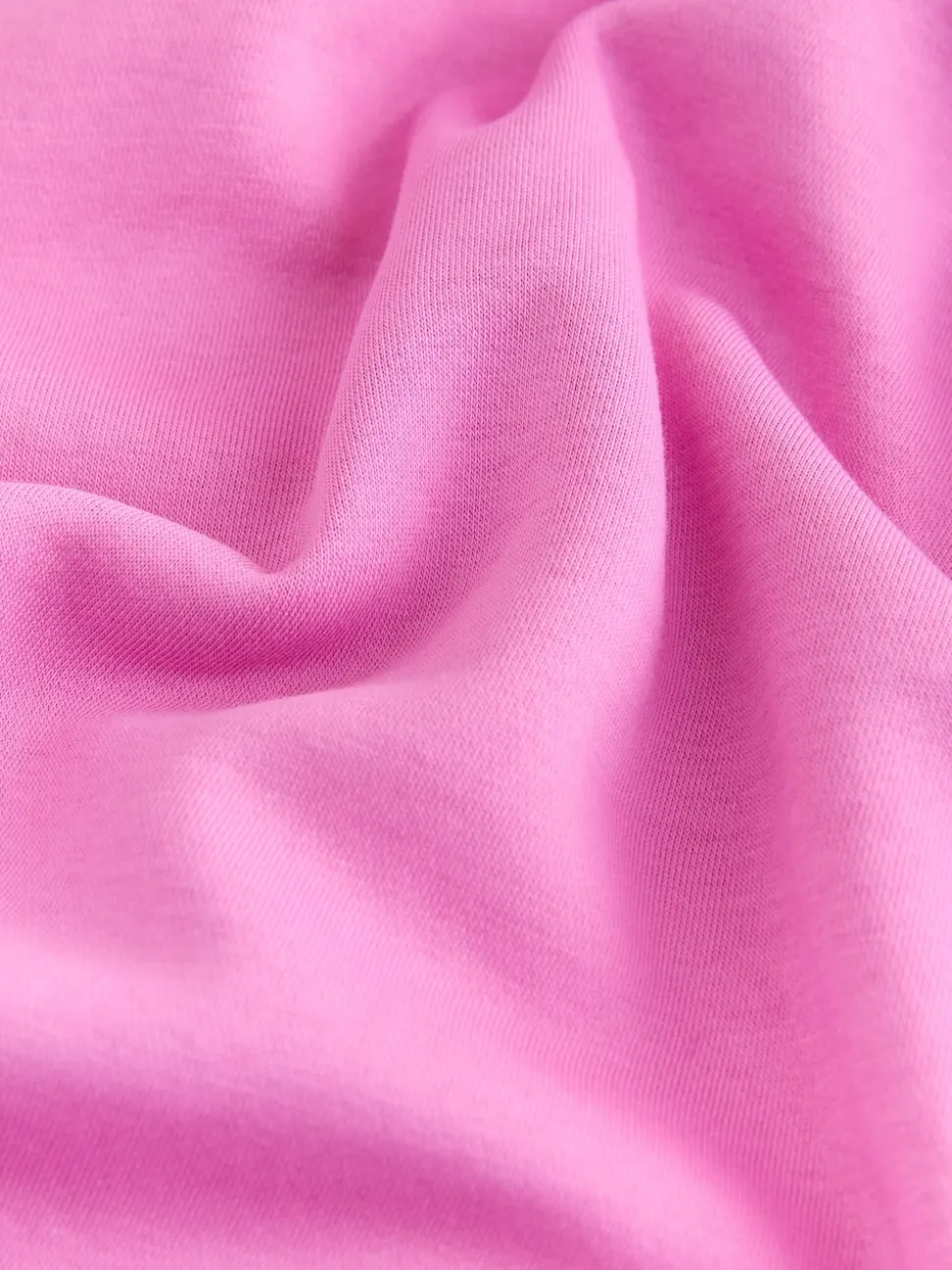 Bright Pink Relaxed Fit Heavyweight Longline Crew Neck Sweatshirt