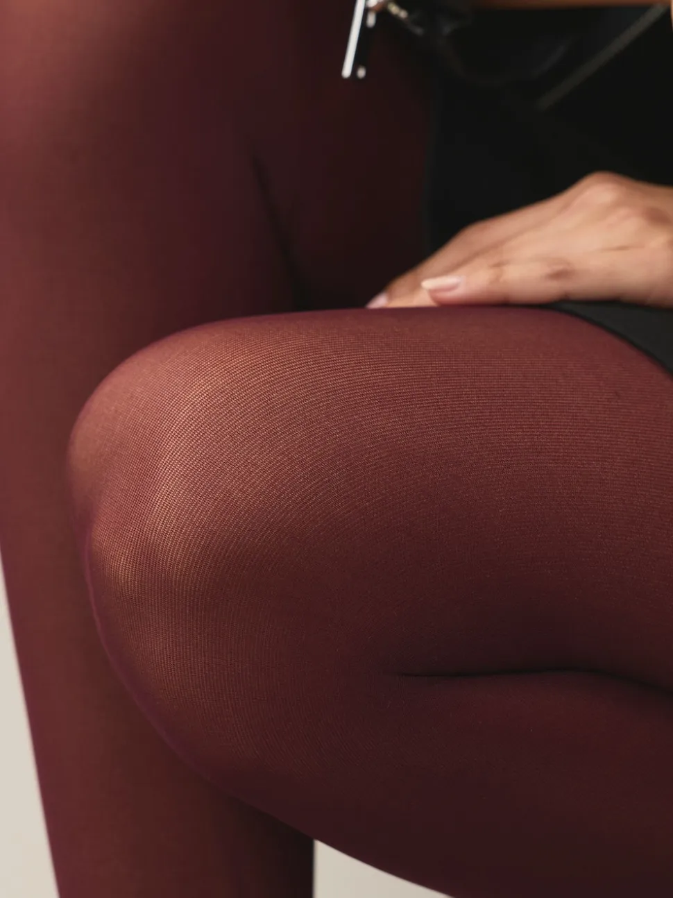 Burgundy Red 40 Denier Tights 1 Pack