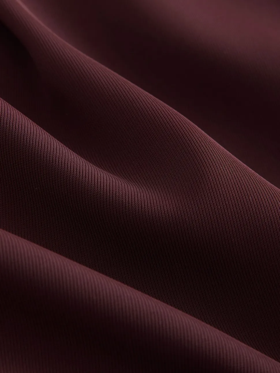 Burgundy Red Elastic Back Wide Leg Trousers
