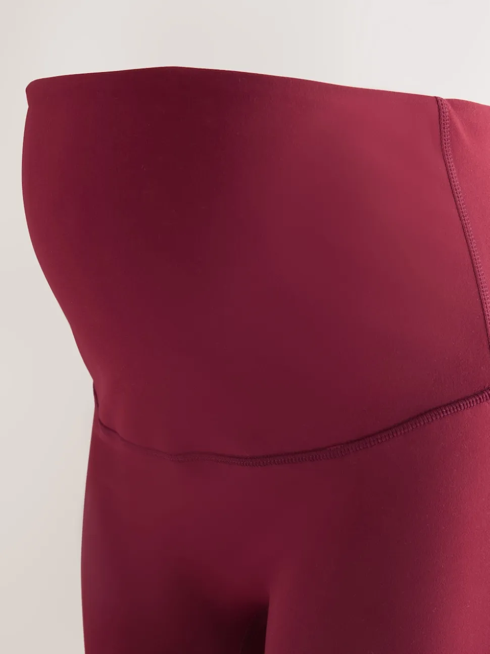 Burgundy Red Maternity Sports Leggings