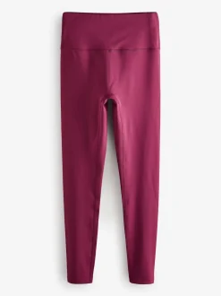 Burgundy Red Power Active Sports Leggings