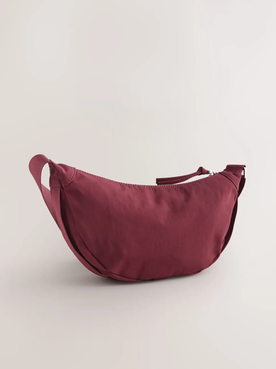 Burgundy Red Sling Cross Body Bag